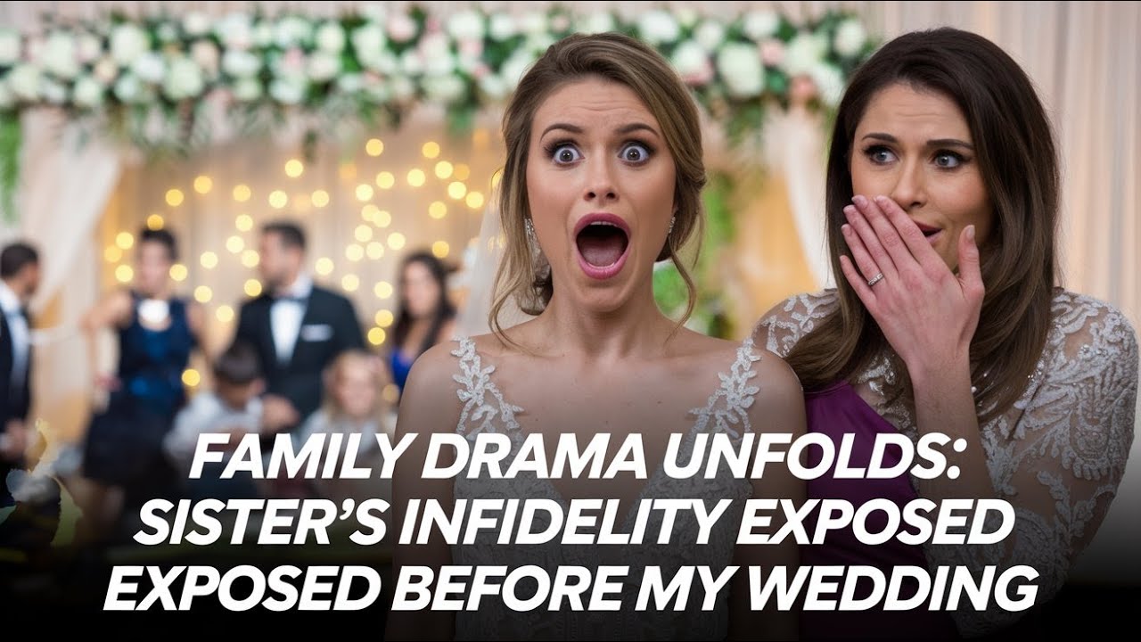Family Drama Unfolds Sister's Infidelity Exposed Before My Wedding
