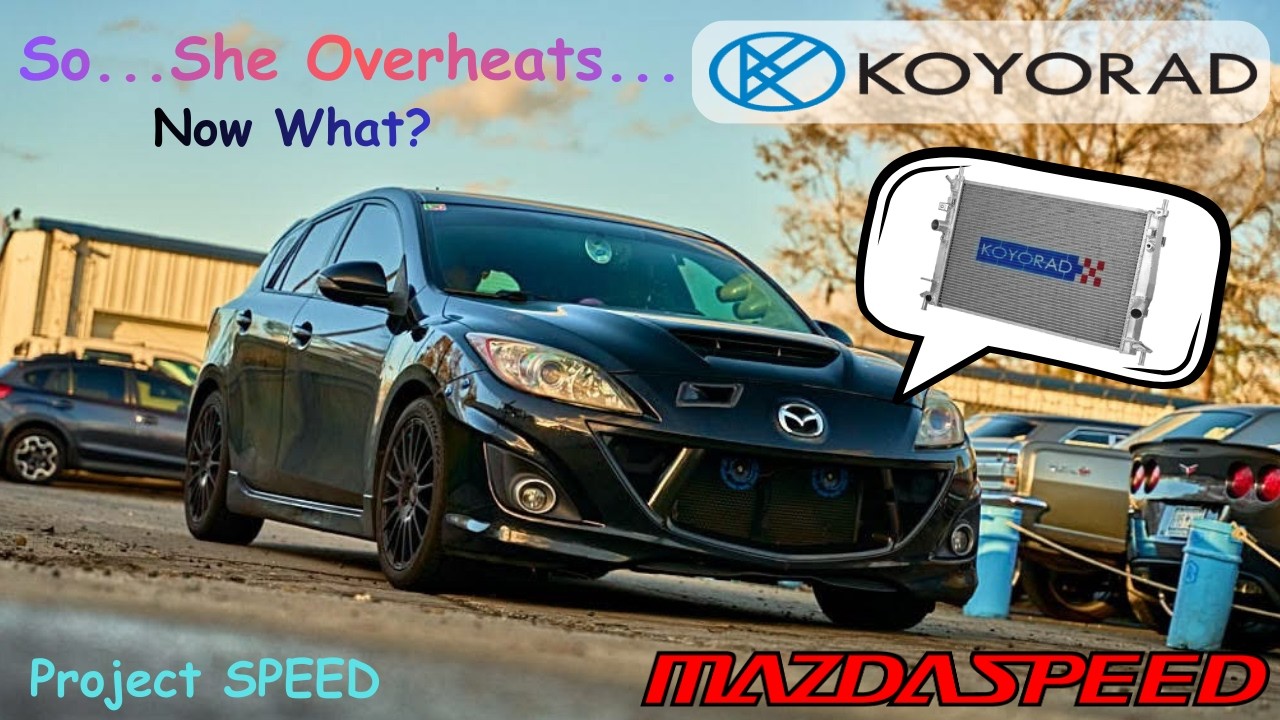Установка радиатора Koyorad: Mazdaspeed 3 2012 года выпуска