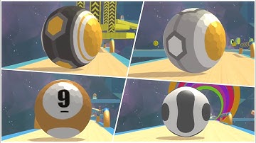 Action balls fabulous gameplay - trying 4 beautiful balls - walkthrough levels 261 to 270