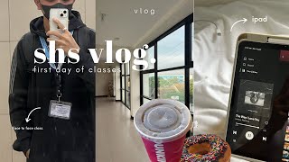 shs vlog  first day of classes (face to face) | a day in my life as a senior