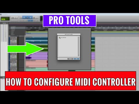 Video: Kaip Pro Tools nustatyti MIDI valdiklį?