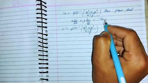 PARTIAL DIFFERENTIATION | EULER