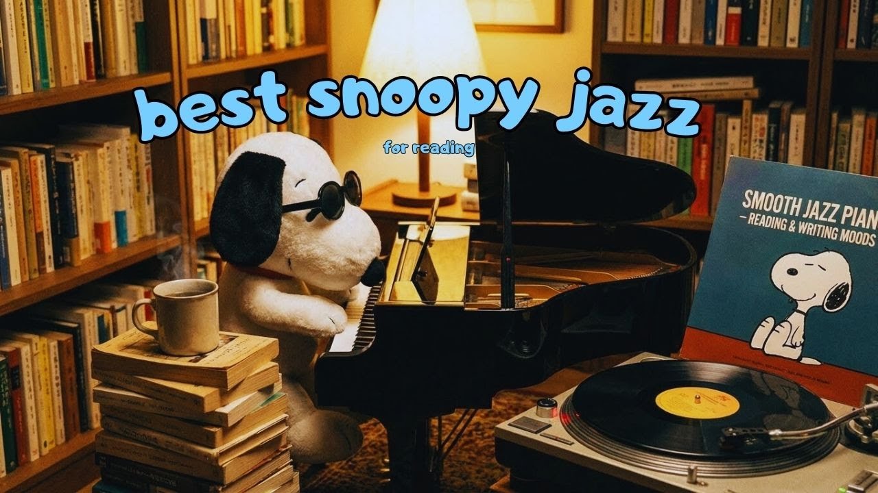 best snoopy jazz for reading and writing smooth jazz piano