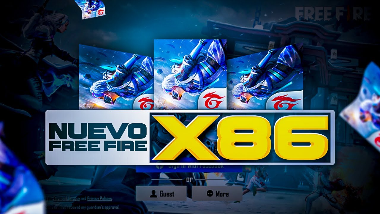 NUEVO FREE FIRE X86 ACTUALIZADO MEJOR SENSIBILIDAD AUMENTA TUS FPS