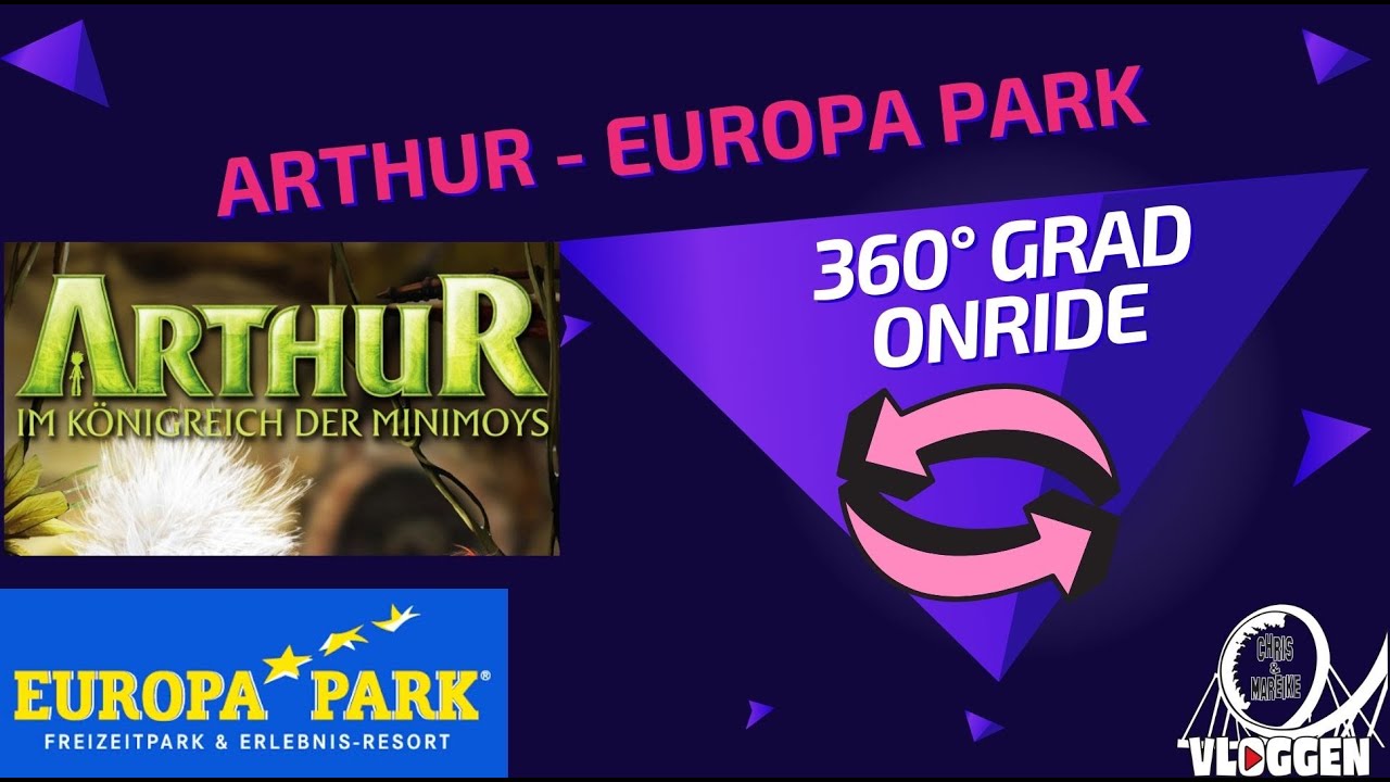 360° Grad Onride ARTHUR / Europa Park / Im Königreich der Minimoys / POV / Facecam