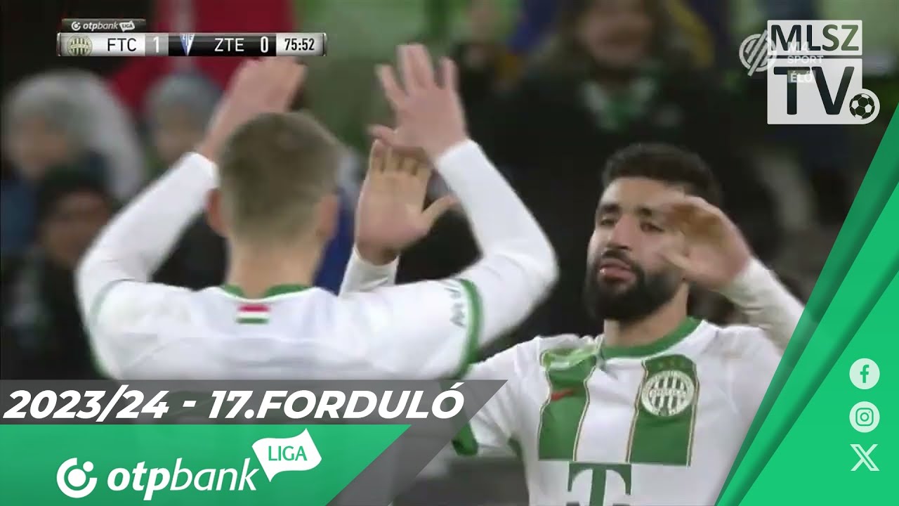 Ferencvárosi TC - Zalaegerszegi TE watch online 📺 17 December 2023