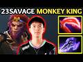 🔥 23savage MONKEY KING Carry GOD — INSANE Wukong’s Command DOMINATION 🔥 Dota 2 Carry