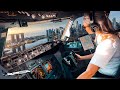BOEING 777 Stunning LANDING SINGAPORE Airport RWY20R Cockpit View Life Of An Airline Pilot