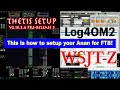 How to setup ft8 for the anan  free com0com  thetis  log4om2  wsjtx   voicemeeter banana