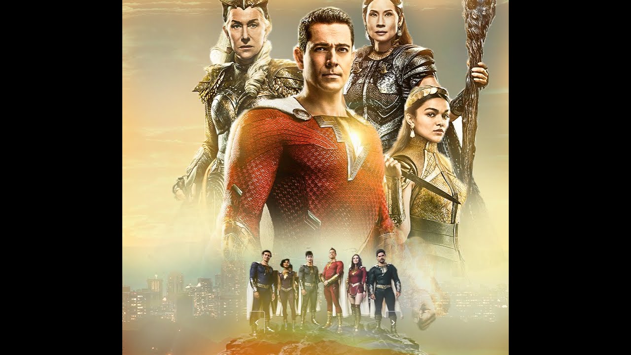 How to Design Shazam Fury of the gods Poster in Photoshop | Making Movie Poster