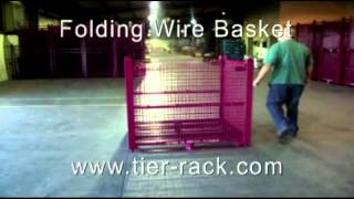 FoldingWireBasket