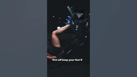 You are doing the Leg press wrong.