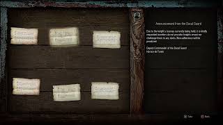 NOTICES: Announcement from the Ducal Guard (Witcher 3 In-Game Lore Read Aloud)