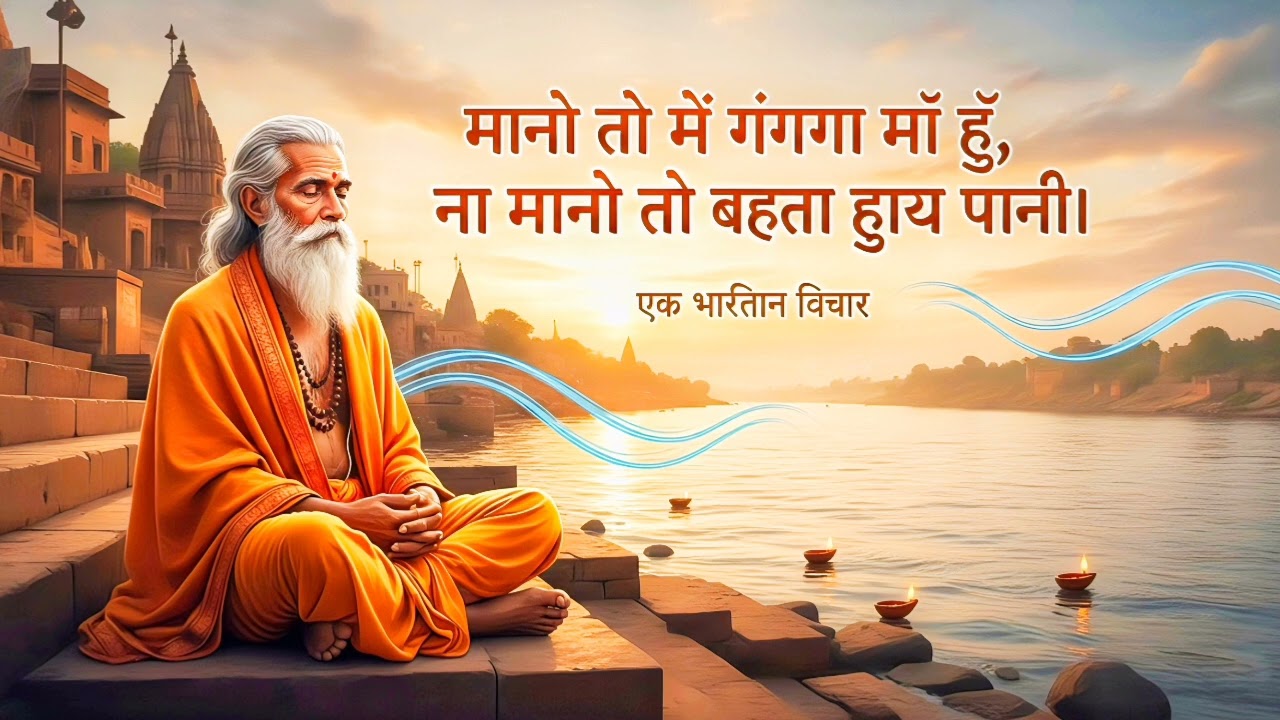 Mano To Main Ganga Man Hun Na Mano To Bahta Hua Pani