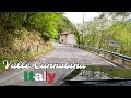 Driving in Valle Cannobina Italy||Forest and Mountain view