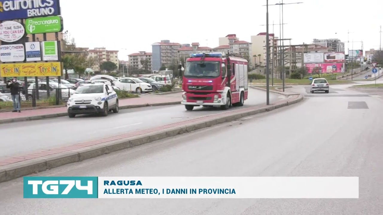 RAGUSA   ALLERTA METEO, I DANNI IN PROVINCIA