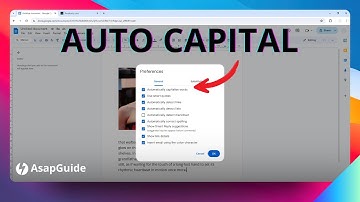 How to Turn Off or On Auto Capitalization on Google Docs