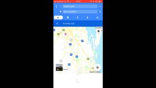 Start navigation button not showing in Google maps app | Only preview button showing screenshot 4