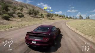 Forza Horizon 5 Ford Mustang RTR Spec 5, fun sideways run