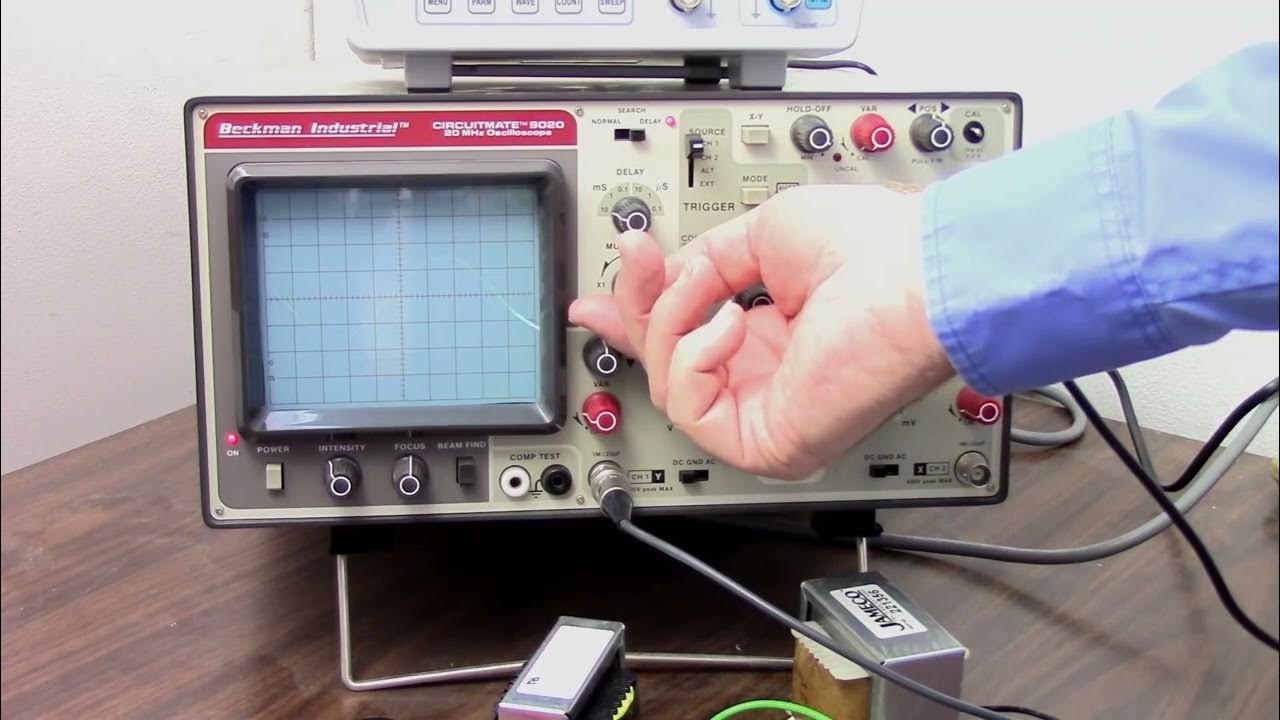 Using an Oscilloscope X10 Probes and Delayed Sweep YouTube