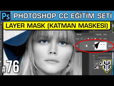 76: Photoshop Layer Mask Katman Maskesi Nedir Nasıl Kullanılır | Photoshop Dersleri Eğitim Seti
