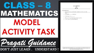 Class 8 || MODEL ACTIVITY TASK SOLVE || মডেল অ্যাক্টিভিটি টাস্ক || MATHEMATICS || WBBSE