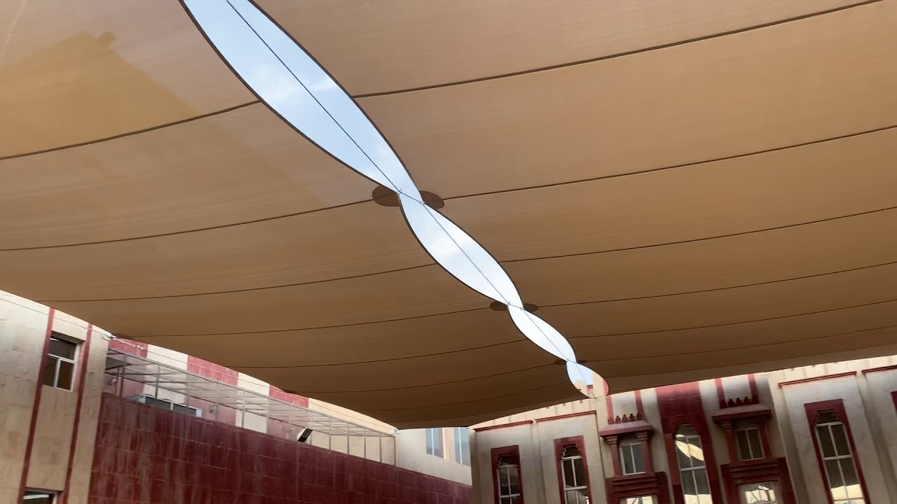 Tensile Shade Structure For a School in Dubai(sa)