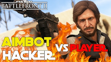 Battlefront 2 - AIMBOT HACKER vs Player