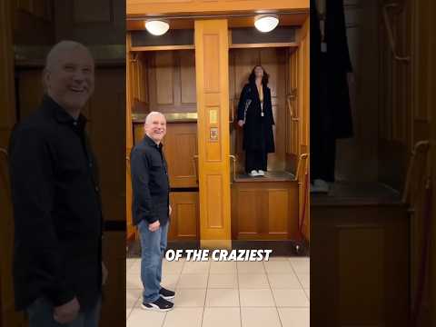 This elevator never stops moving!  😳