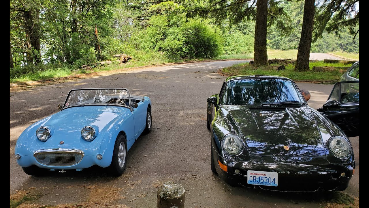 A drive from Portland to Newberg (Oregon) and back, in classic cars