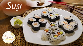 Evde SUŞİ nasıl yapılır buyurun! SUSHİ TARİFİ 🍣