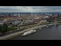 Dresden from above Elbe River + Viking Beyla