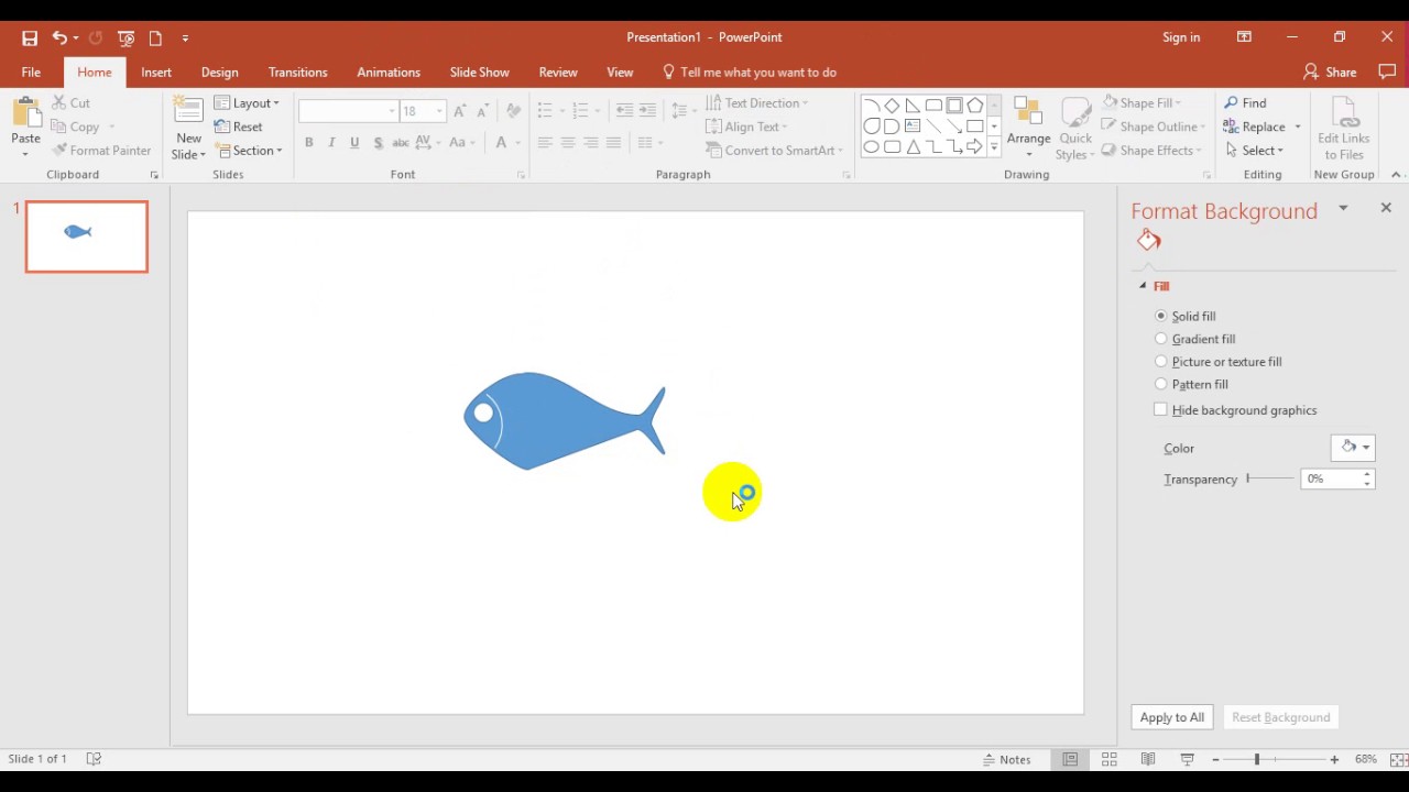 fish shape in powerpoint