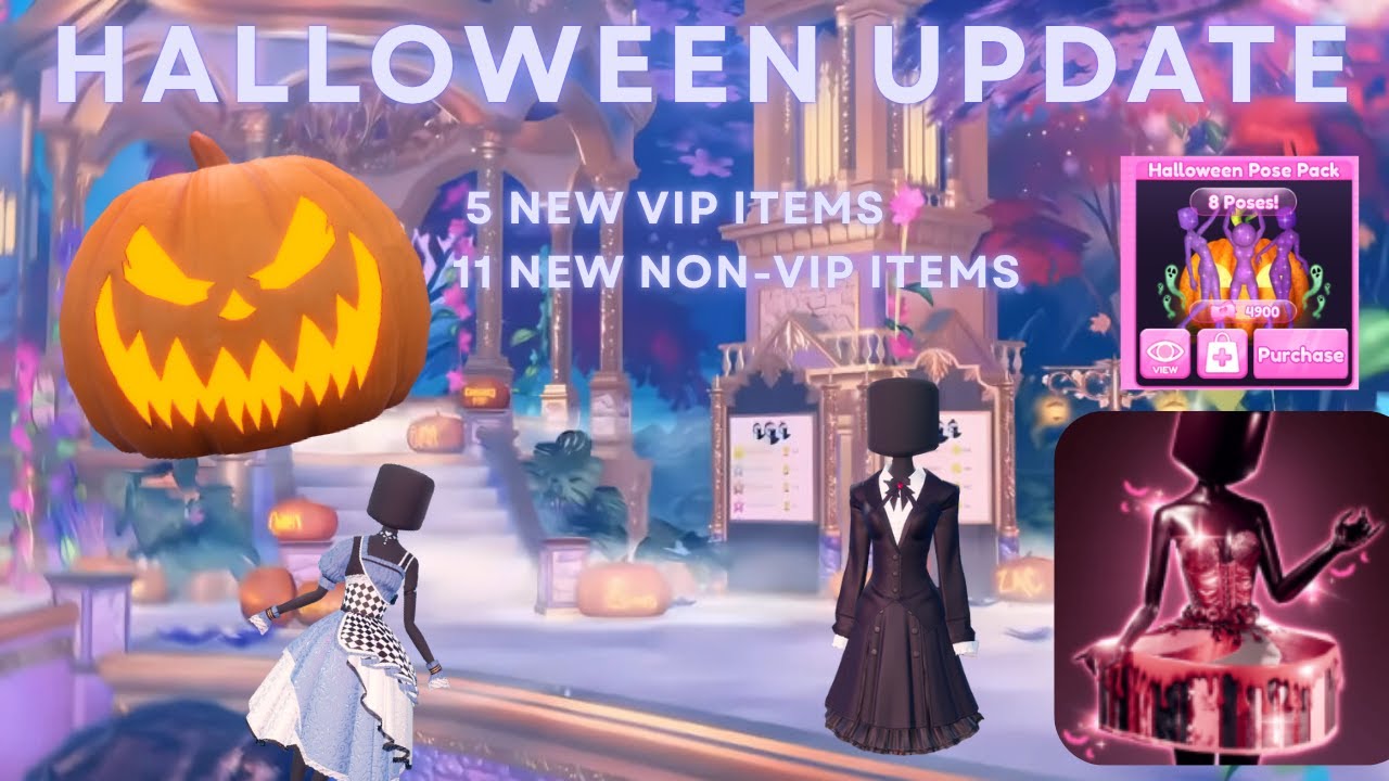 Dress to Impress Halloween Update | KvPlayz - YouTube