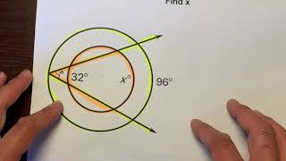 Inscribed Angles and Angles Formed When Lines Intersect Outside of A Circle and Concentric Circles