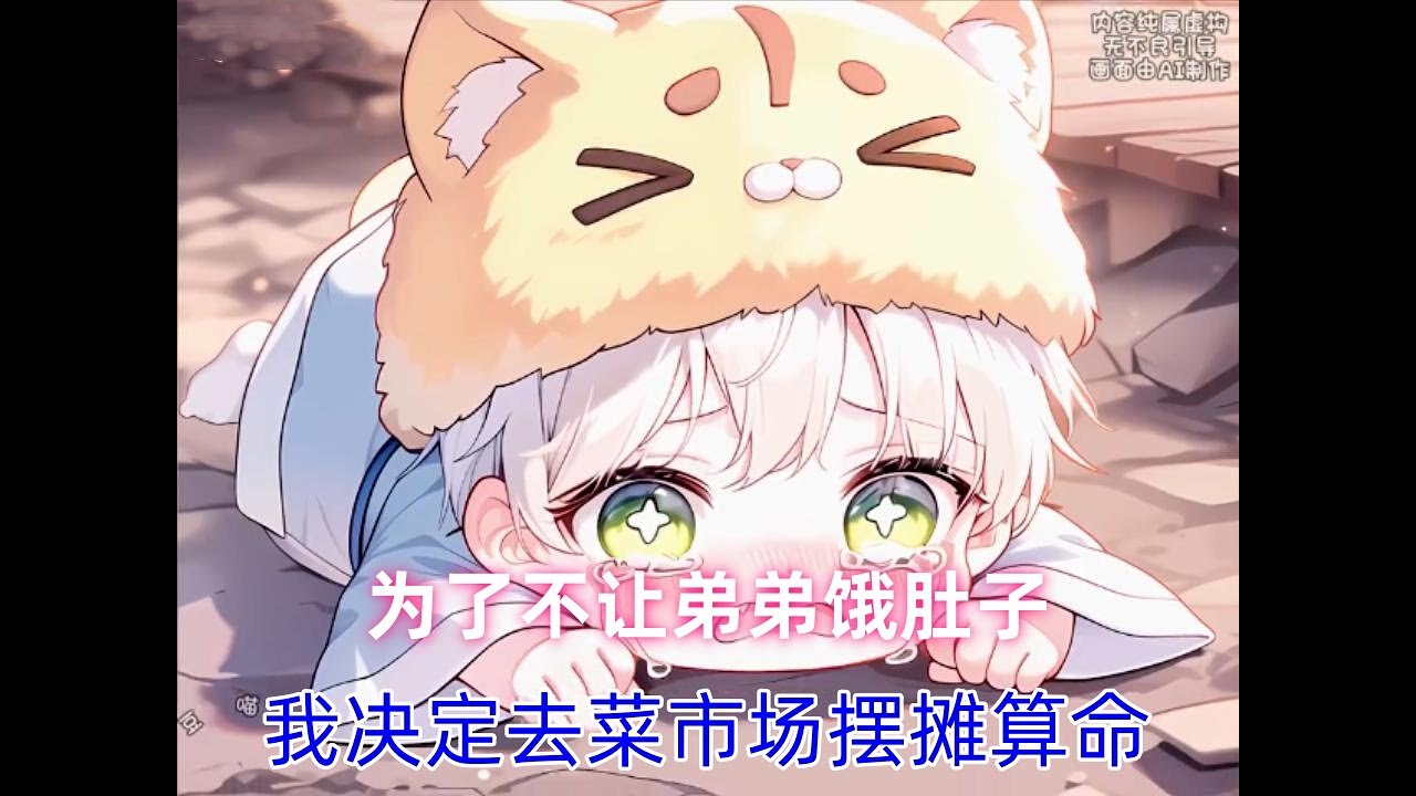 《神算姐弟》为了不让弟弟饿肚子，我决定去菜市场摆摊算命，不料却被大妈们当成招摇撞骗的小骗子，可她们不知道的是，我本是天机门老祖的关门弟子！#漫画解说 #漫画