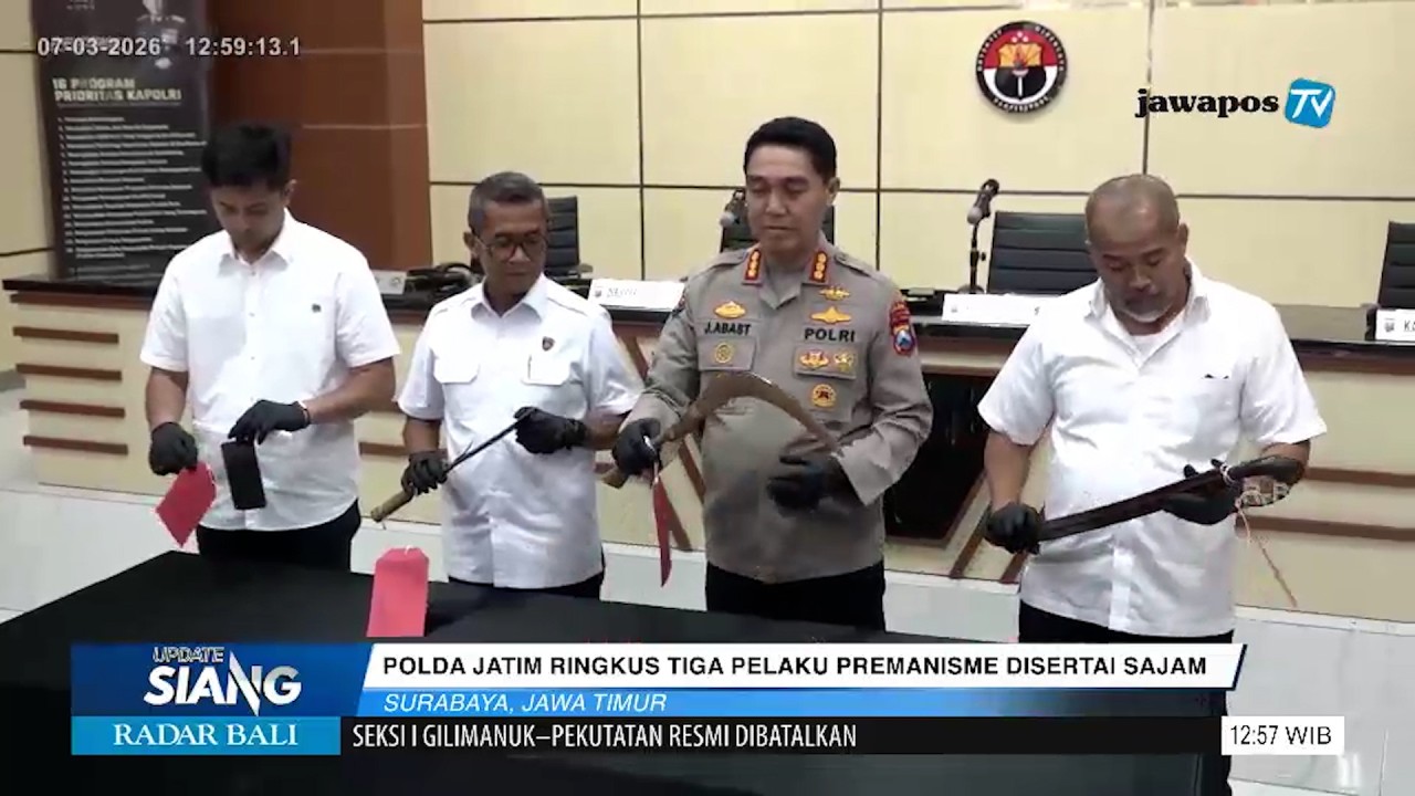 Polda Jatim Ringkus 3 Pelaku Premanisme Dugaan Pemerasan Hingga Puluhan Juta Rupiah