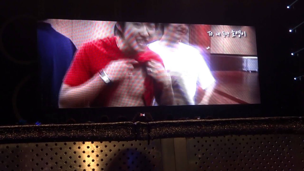 god 15th Anniversary Reunion Concert - 지오디 콘서트 윤계상 편지(보통날) 140713