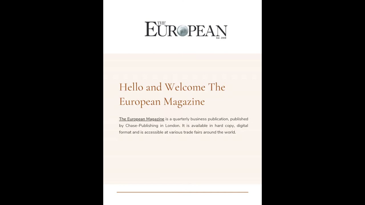 Get your digital copy at The European Magazine