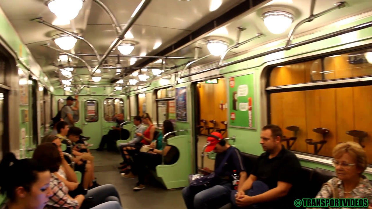 2017.06.10. - Utazás Ev3-as metróval az M3-as vonalon Budapesten (Kőbánya-Kispest - Kálvin tér)