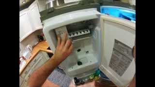 LG fridge ice maker troubleshoot/ repair. How to fix ice maker.