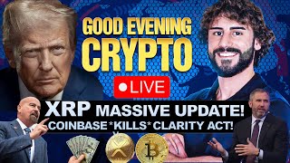 🚨 BREAKING: COINBASE *KILLS* CLARITY ACT DEAL!? 🚨 WHITE HOUSE *SHOCKED* & XRP BEAR MARKET OVER!?