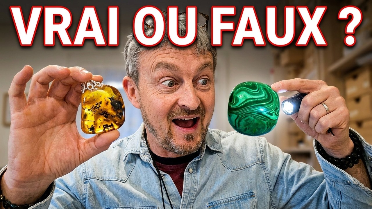 Vrai et fausses pierres, comment les reconnaître ? - YouTube
