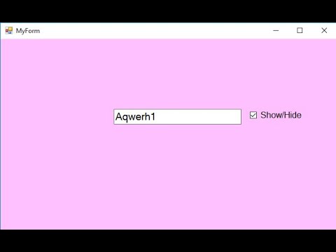Programming In C++ show and hide characters password in C++ - YouTube