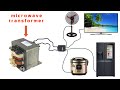 How to Turn a Microwave Transformer into a 250v Generator