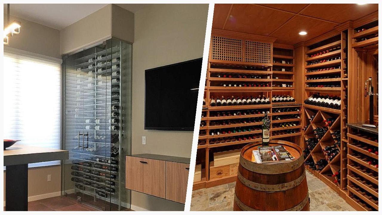 75 Ceramic Tile And Brown Floor Wine Cellar Design Ideas You'll Love 🔴