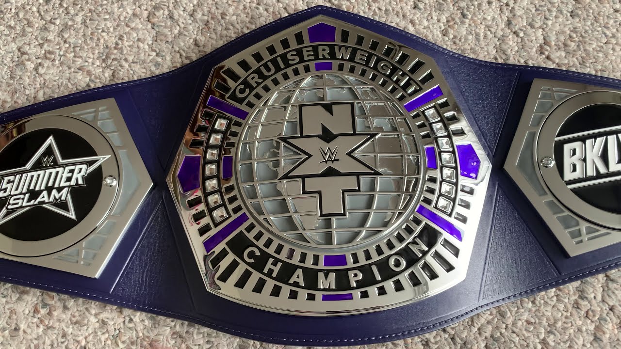 WWE NXT Cruiserweight Championship Replica Title 