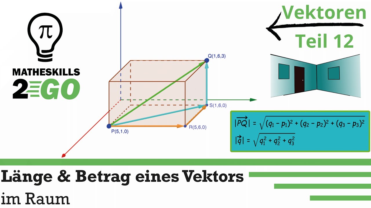 Wie Berechnet Man Den Betrag Eines Vektors www.youtube.com