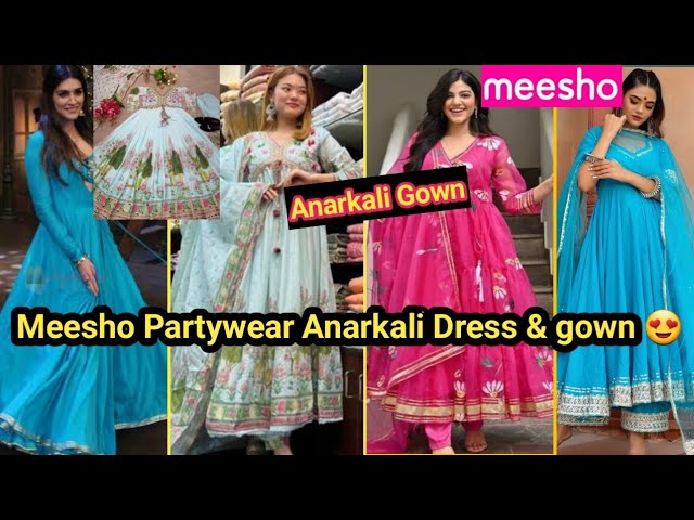 Festive Wear Meesho Haul Starting ₹477👗Meesho Gown/Jumpsuit/Chikankari  Kurta/Anarkali Kurta Set Haul