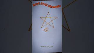 EASY Star Drawing ⭐ #sailaxmibarik #drawing #youtubeshorts #stardrawing #star #ytshorts #starart
